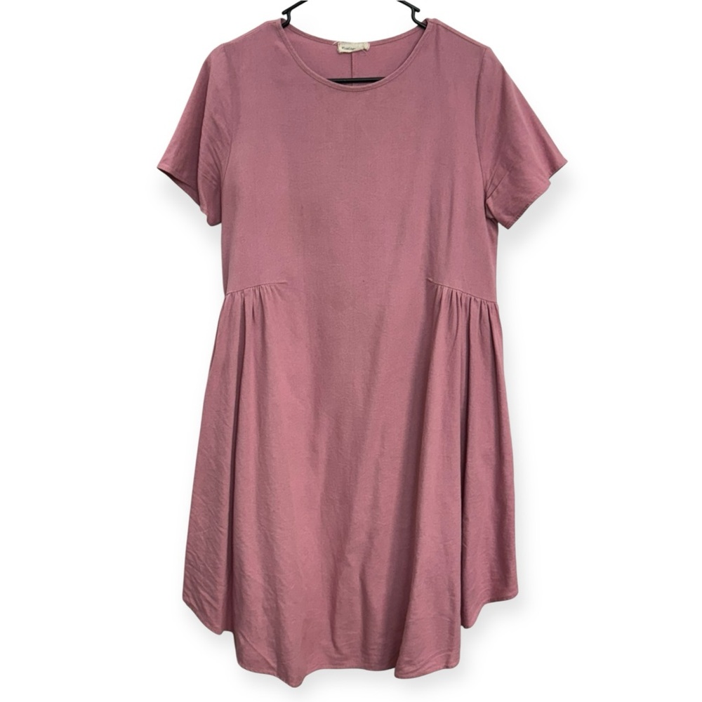 Flamingo Urban Mauve Short‎ Sleeve Dress Size M *292